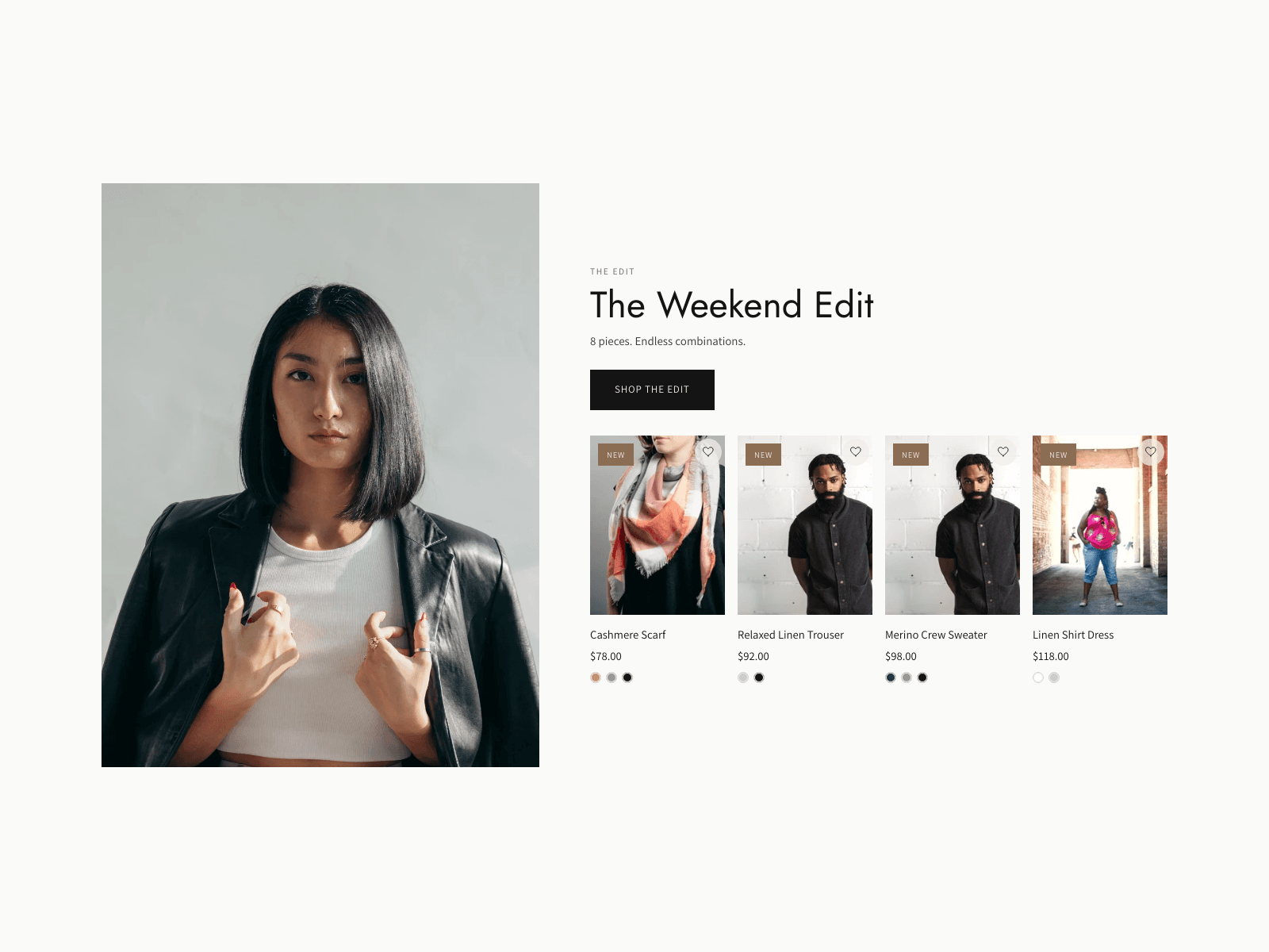 Story-Driven Product Rail